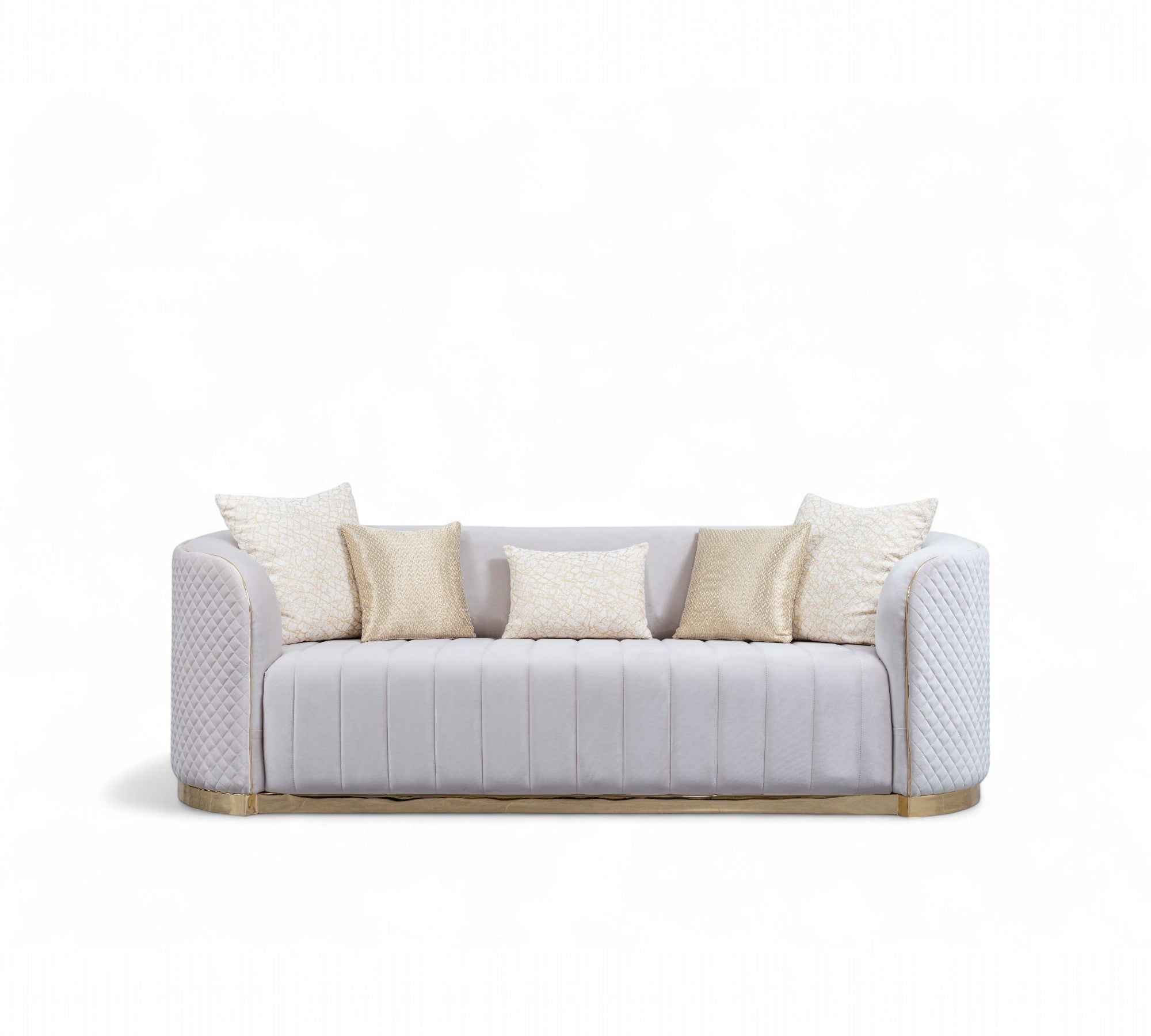 Gusto Sofa ( Max01 Cream/ Gold