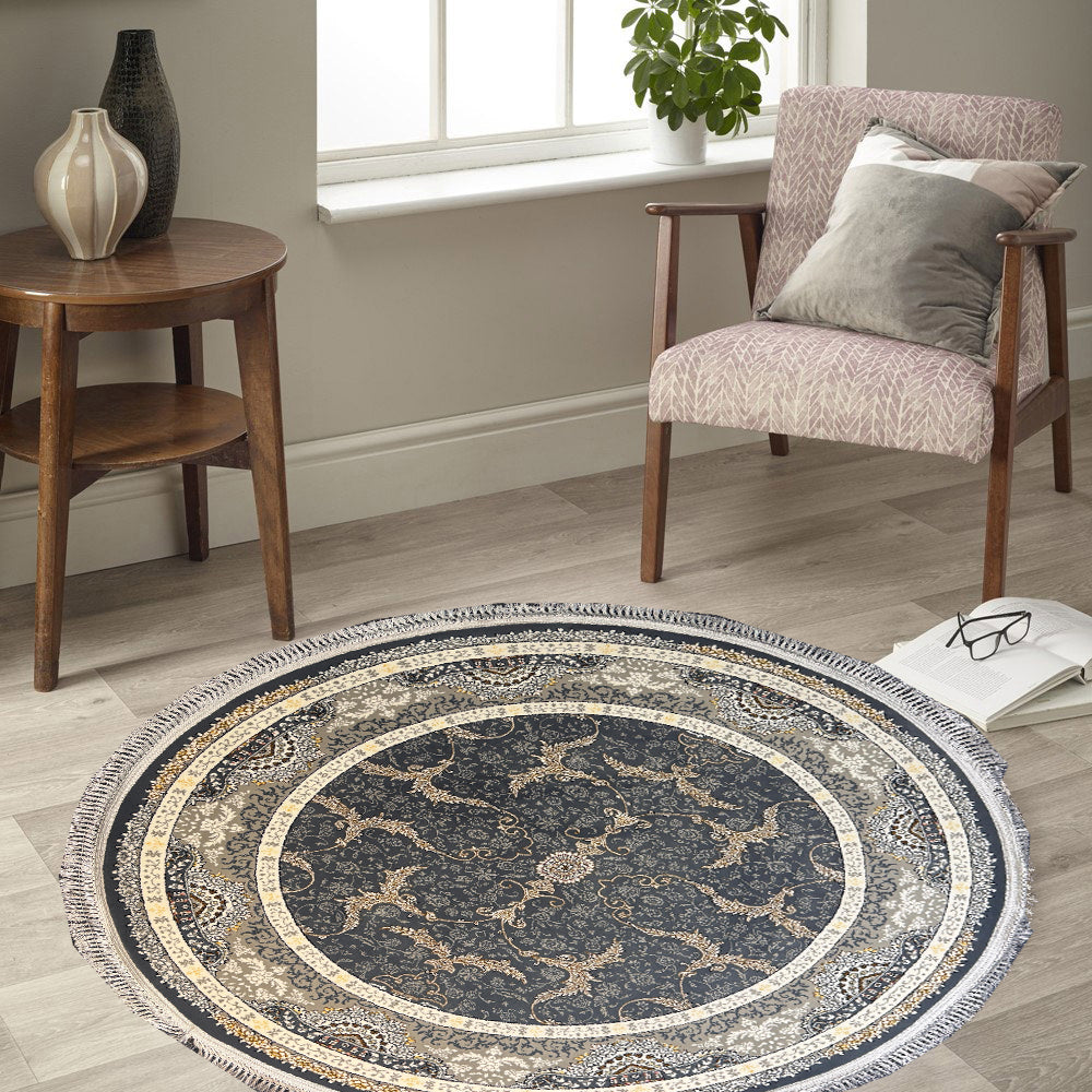 Lotoos 700 Reed Round Rug