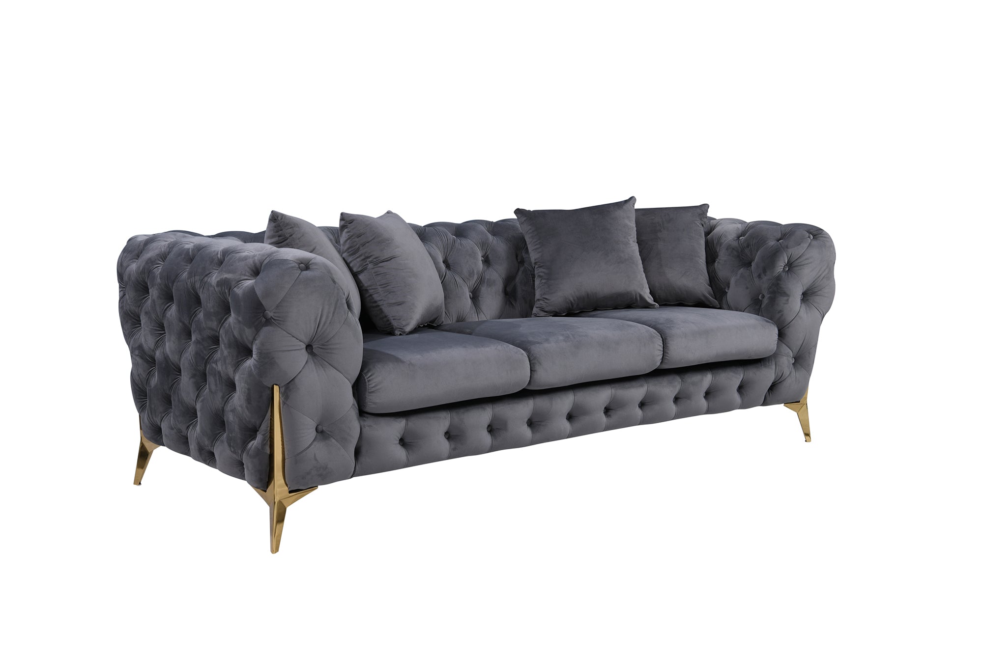 Regal Luxe Tufted Sofa