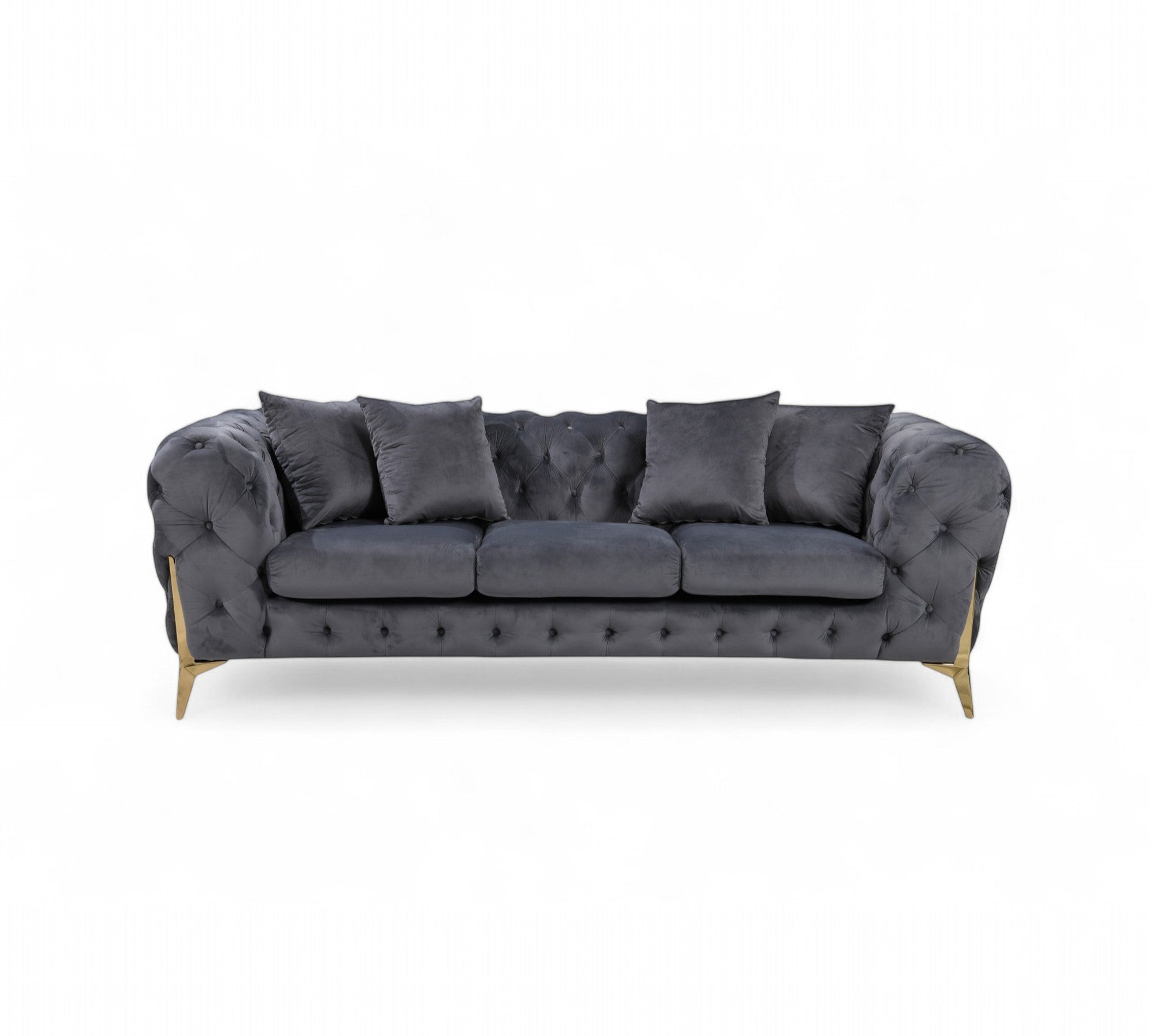 Regal Luxe Tufted Sofa