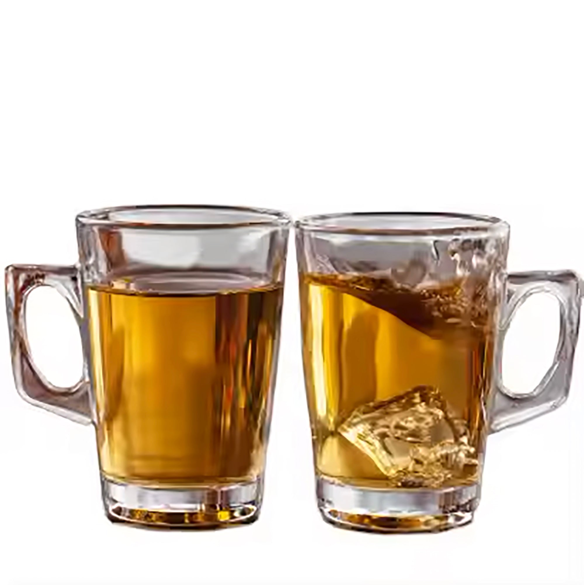 Minimalist 160ml Clear Glass Mug – Elegant & Versatile Design 6 PCS Per Box (RTL-15)