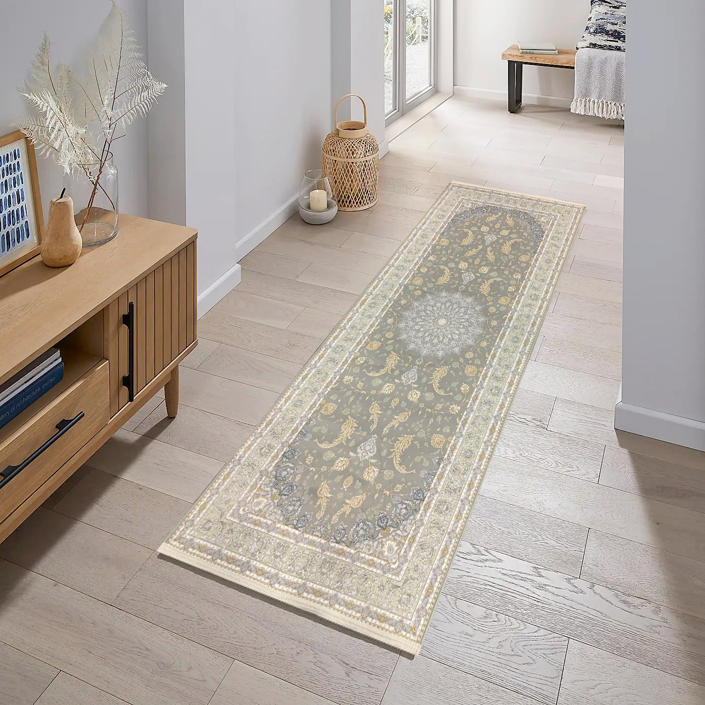 Isfahan 1200  Reed Runner Rug - GLARA HOME