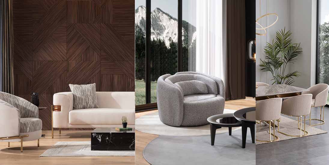 Glara Luxury European Furniture, Modern and Persian Machine made Rugs