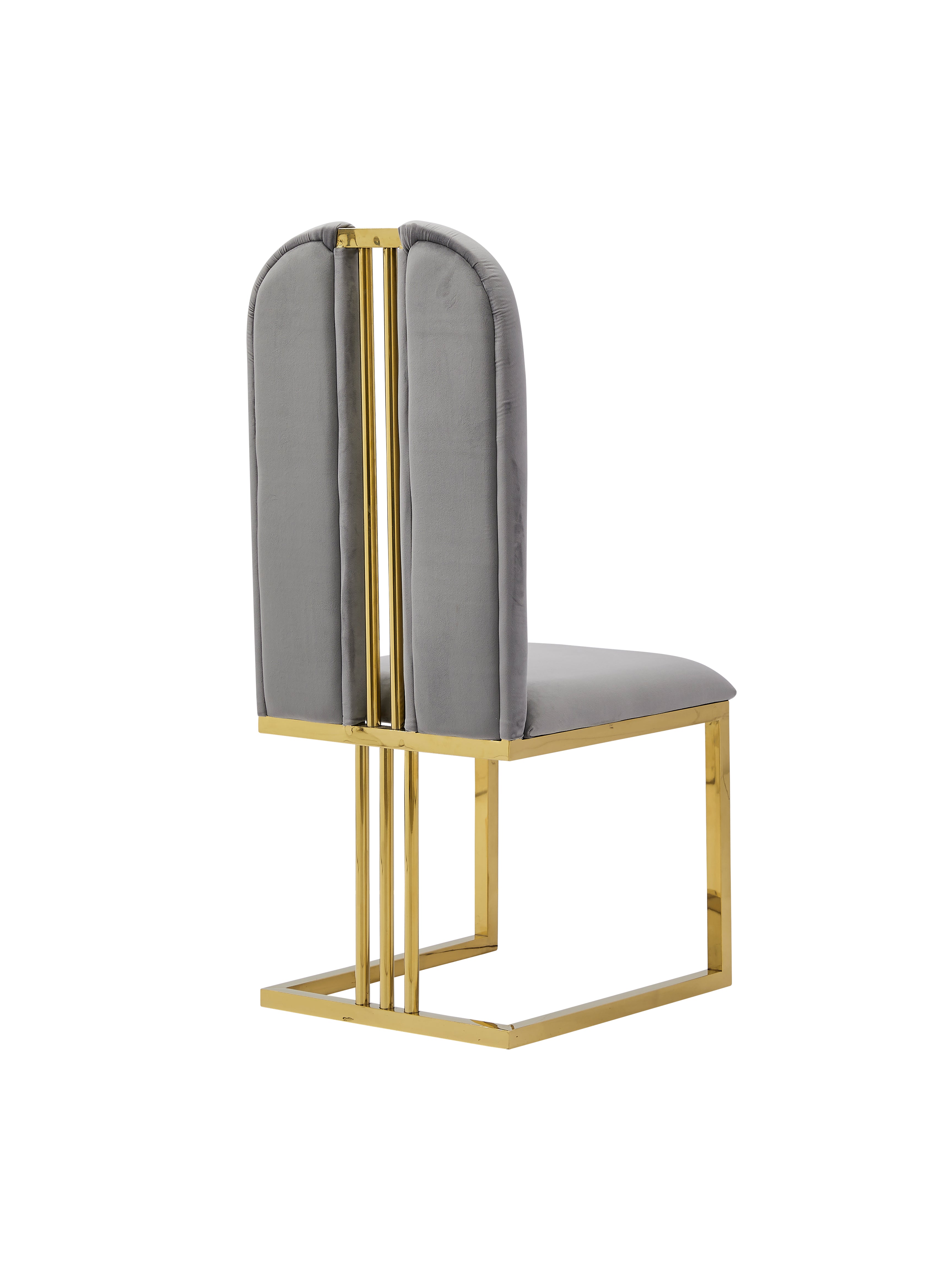 GL3 Dining Chair (Gold Grey)