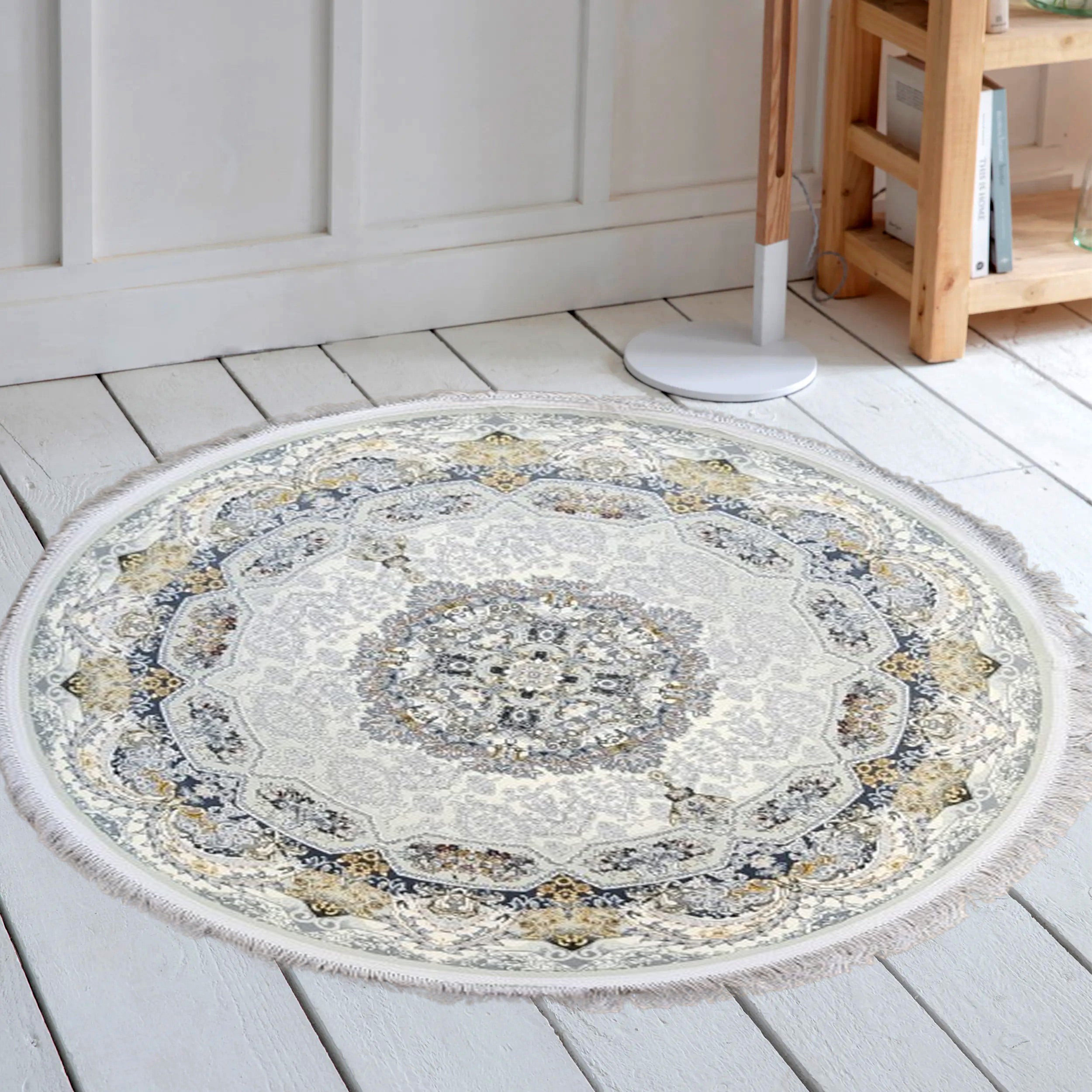 Haliday  1200 Reed Round Rug