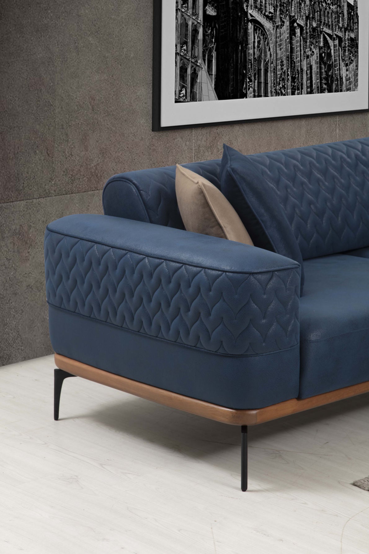 New Casa Sofa  Set ( Zegna16 Dark Blue )