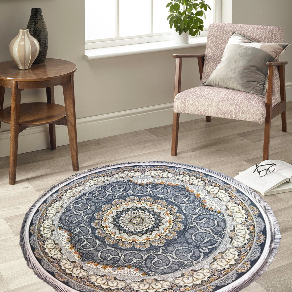 Azarakhsh 1200 Reed Round Rug