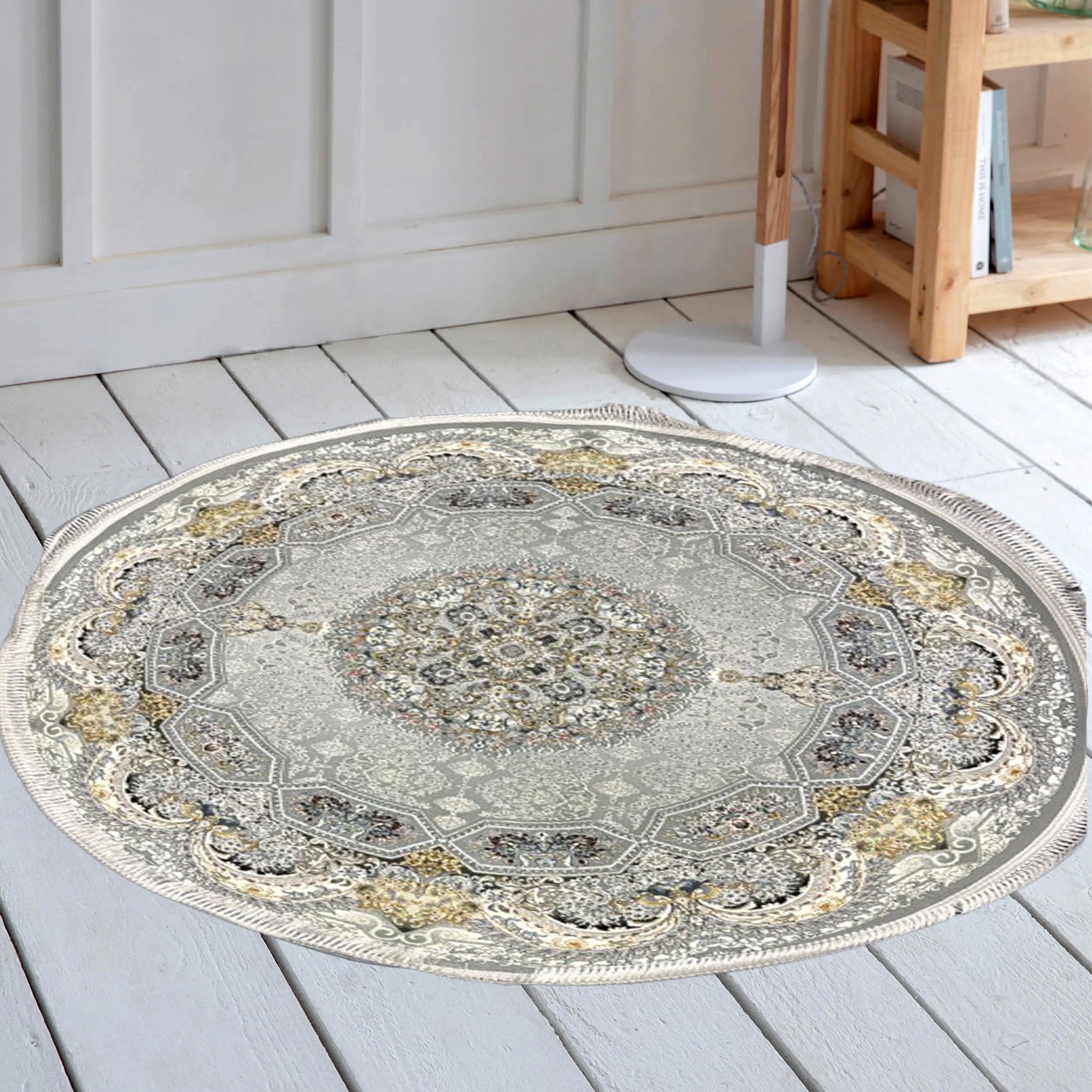 Haliday  1200 Reed Round Rug