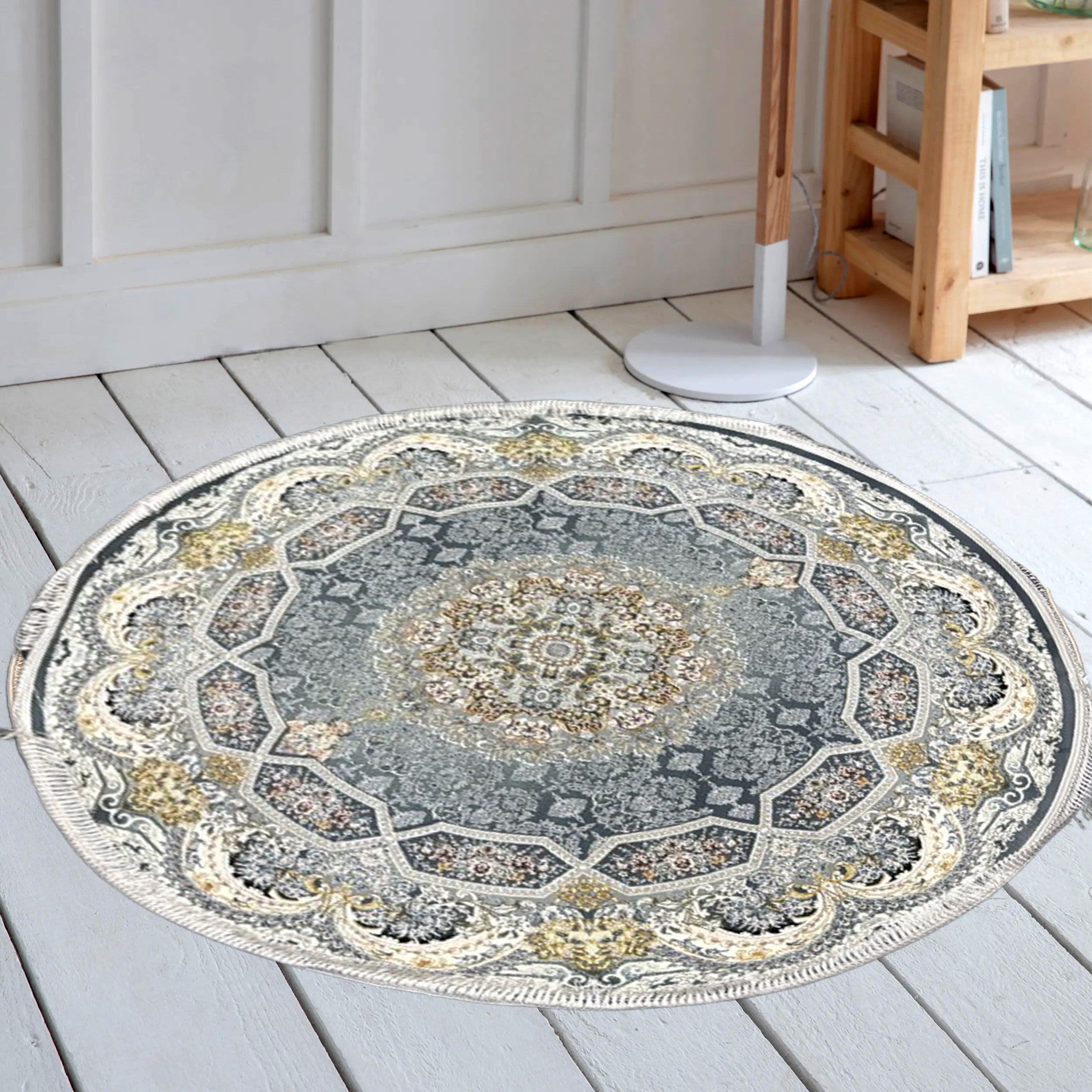 Haliday  1200 Reed Round Rug