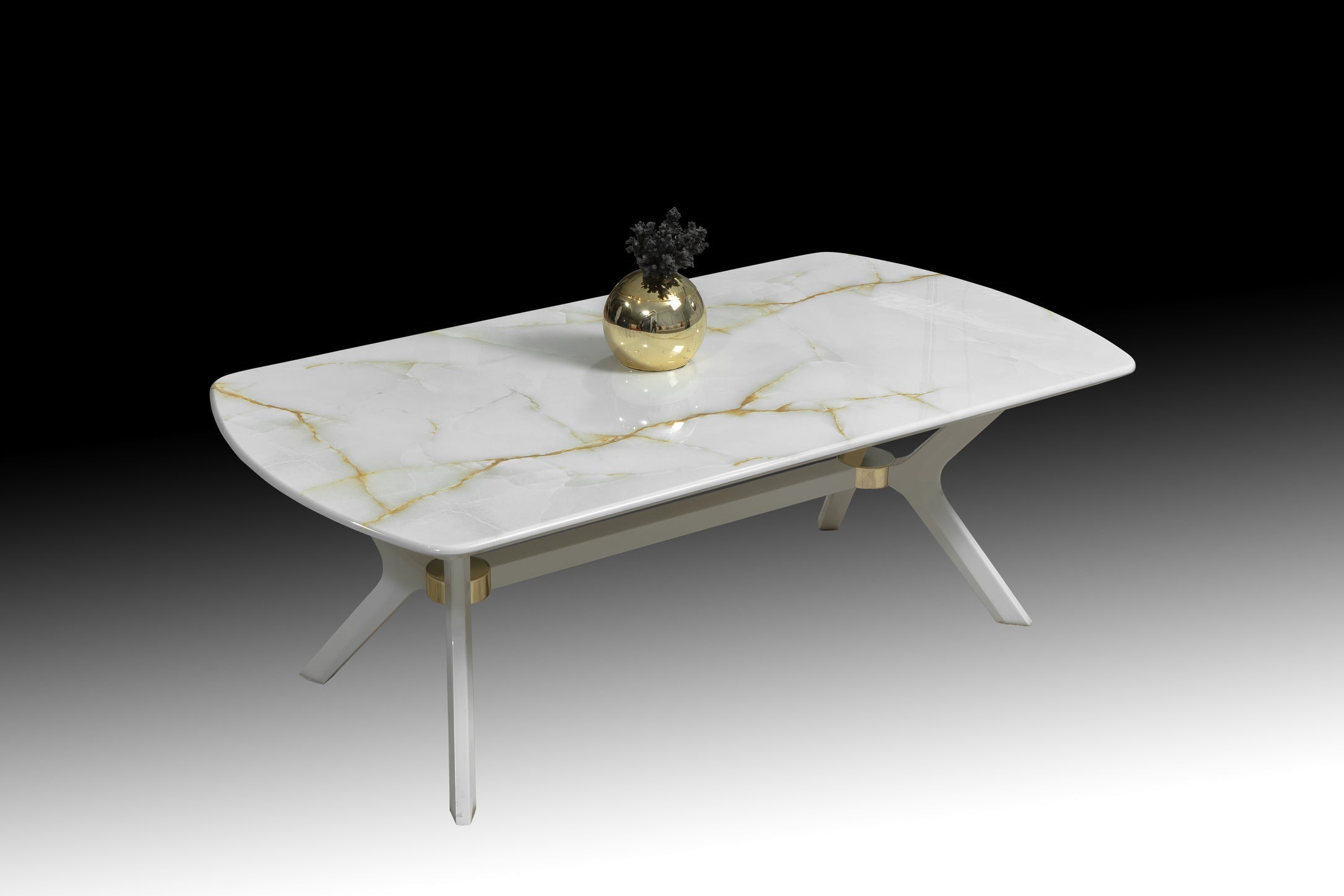 Luna Dining Table ( Gold )