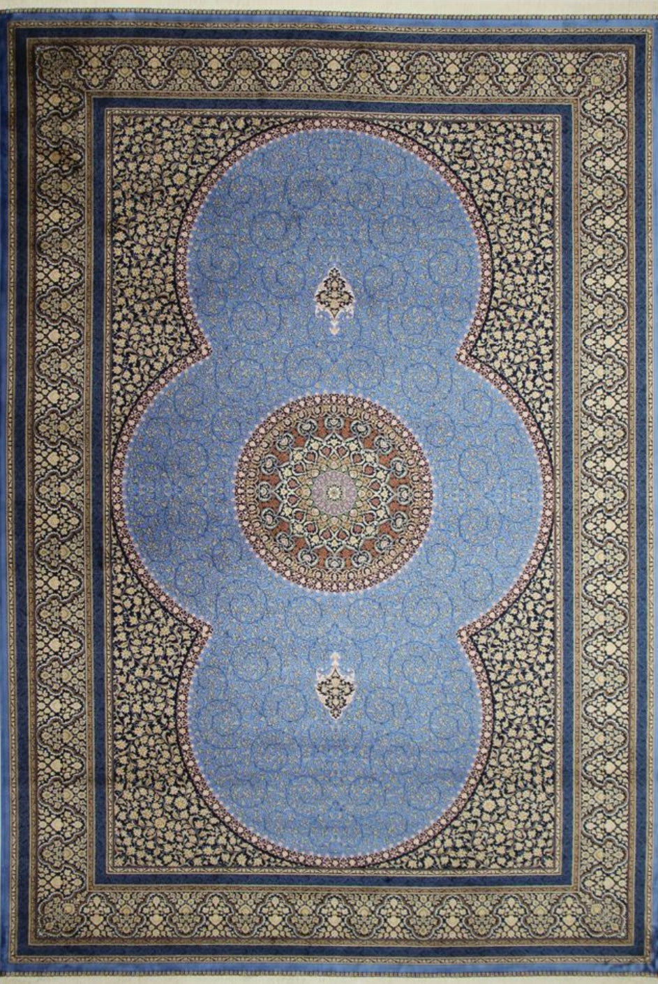 G238 Silk Rug - GLARA HOME