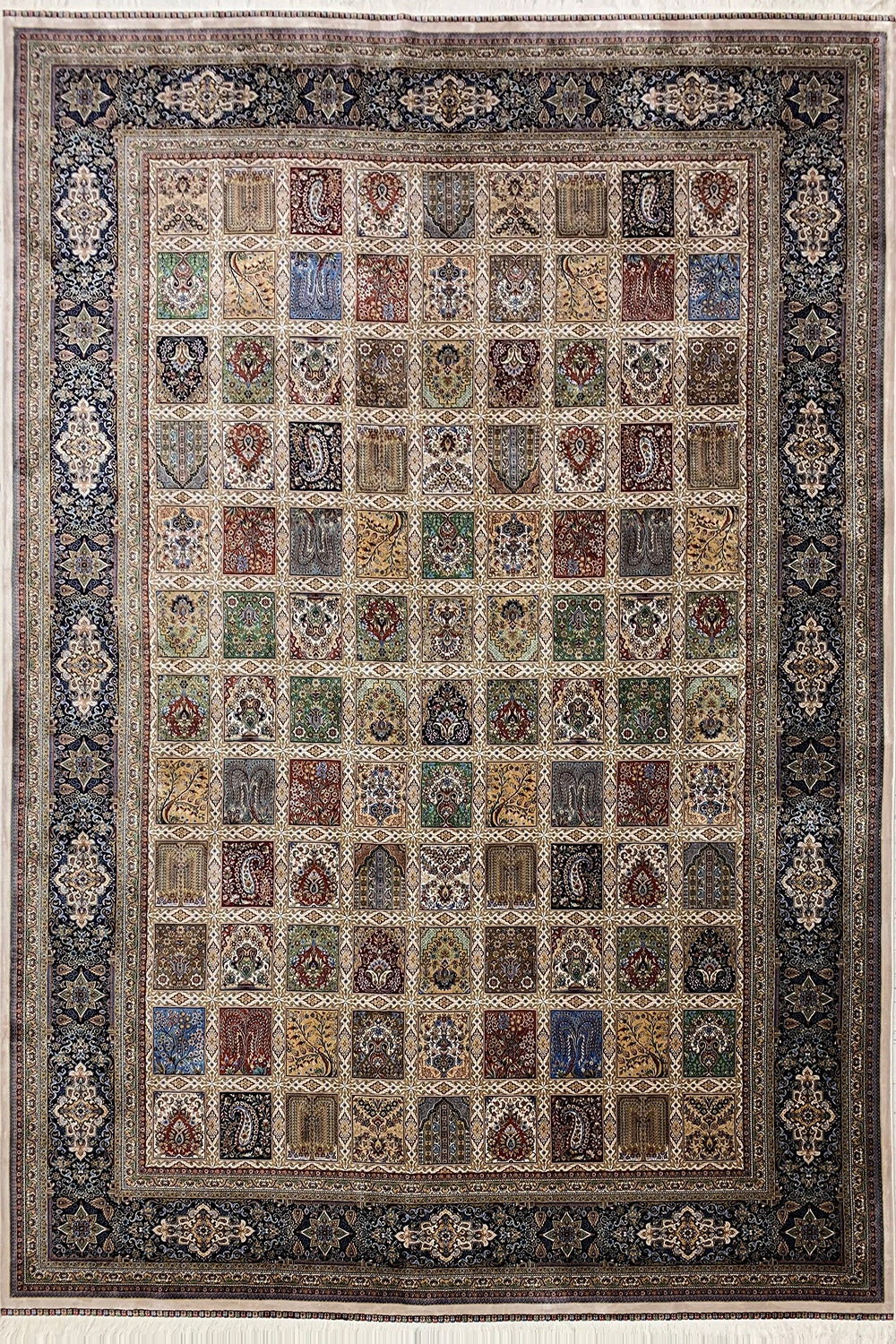 G218 Silk Rug - GLARA HOME