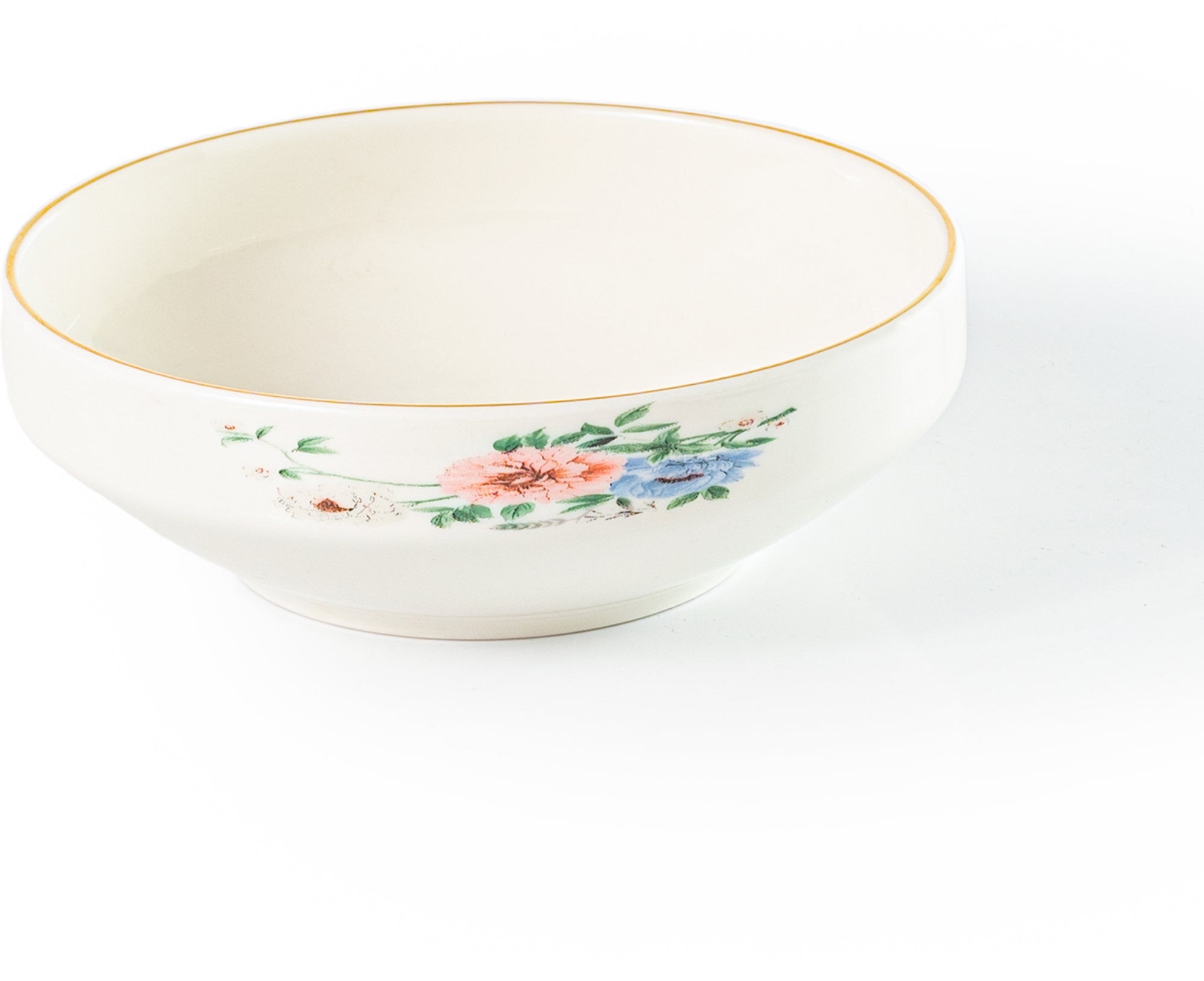 Bloom 26-Pieces Bone China Dinner Set – 24K Gold Rim & Floral Charm (SD-264)