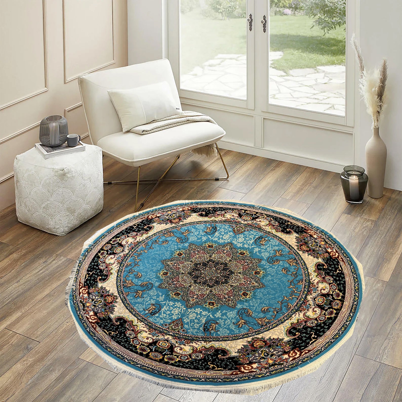 HIVA 700 Reed Round Rug