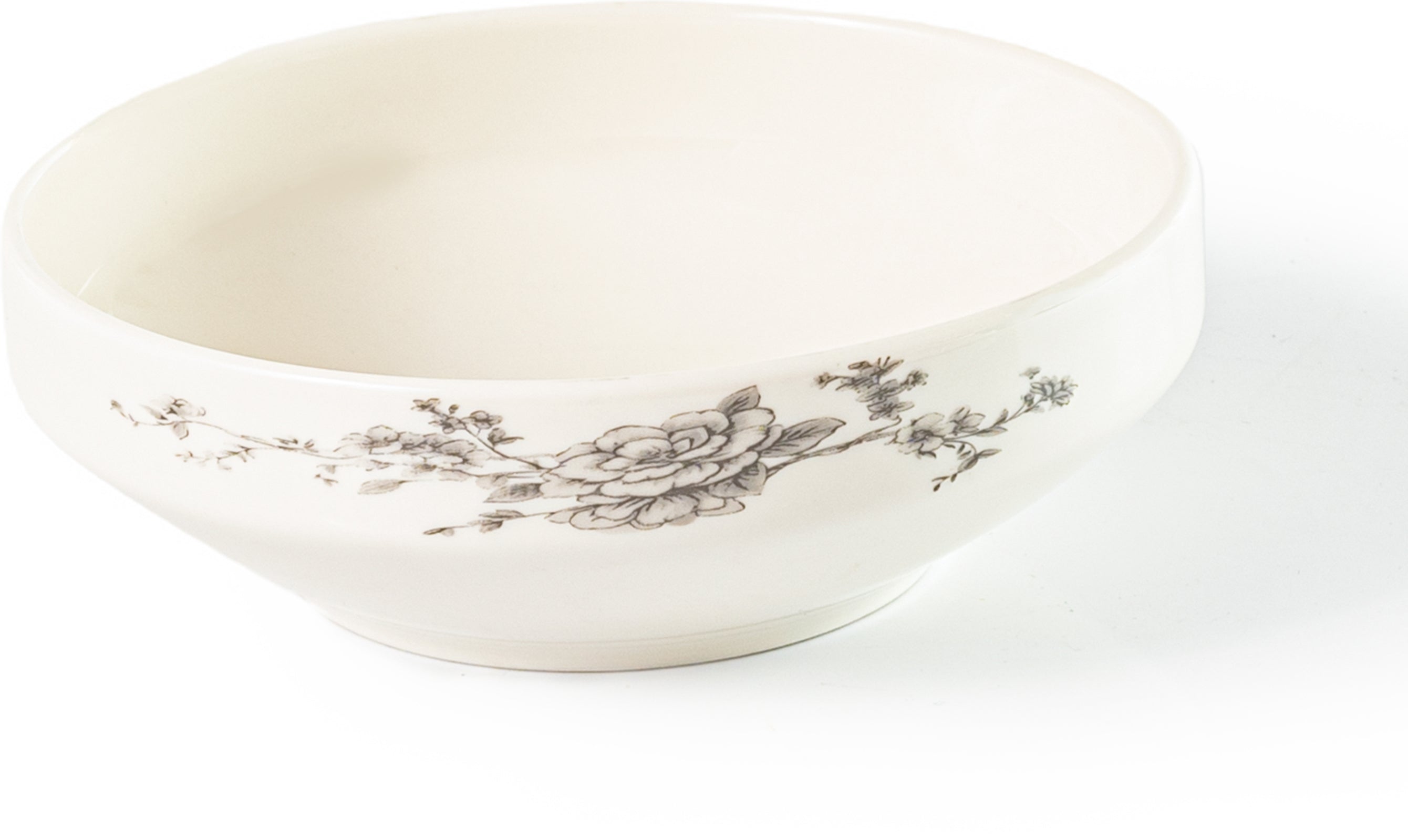 Timeless Grey Floral 26-Pieces Bone China Dinner Set – Modern Elegance (SD-262)