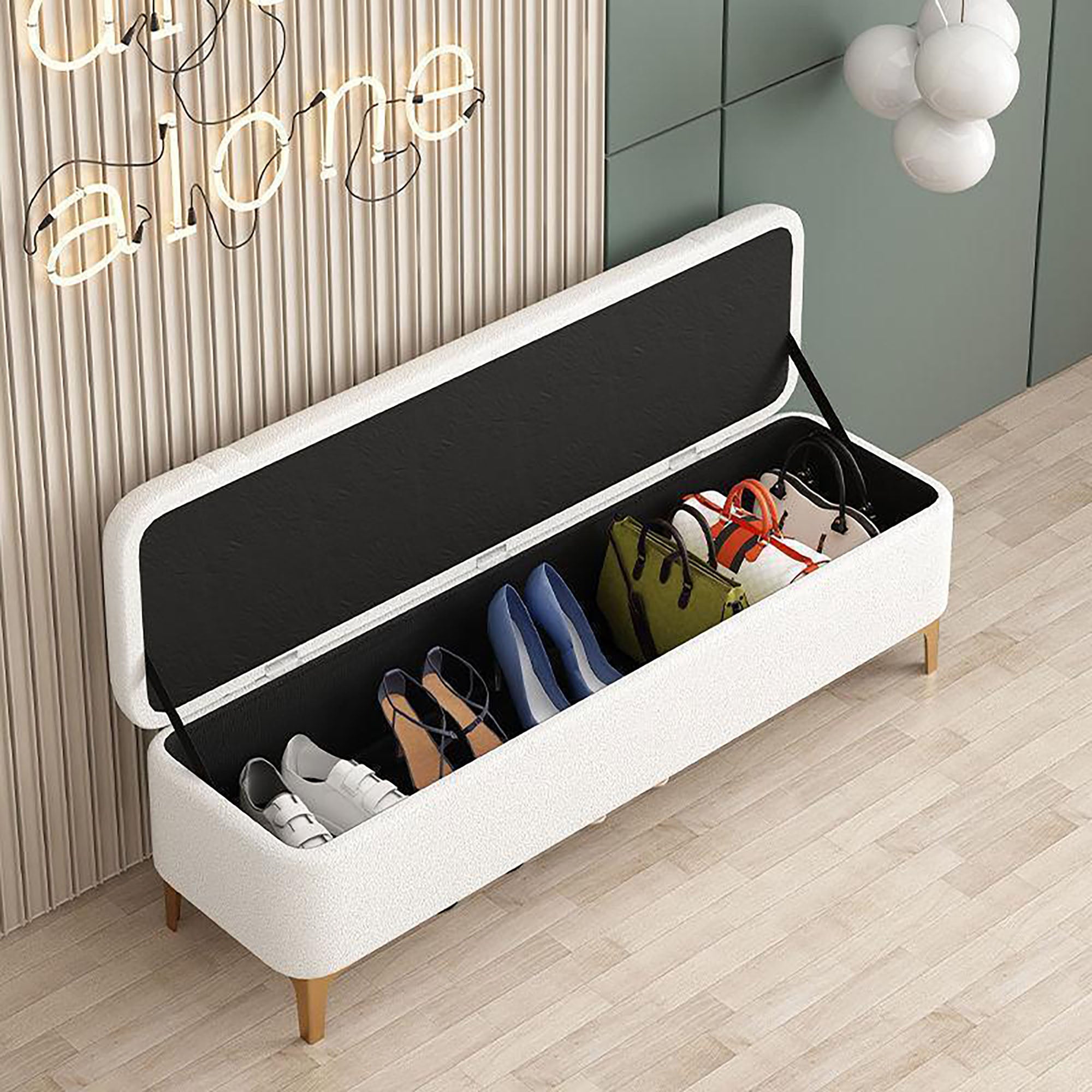 Luxe Haven Storage Bench (MX-22)